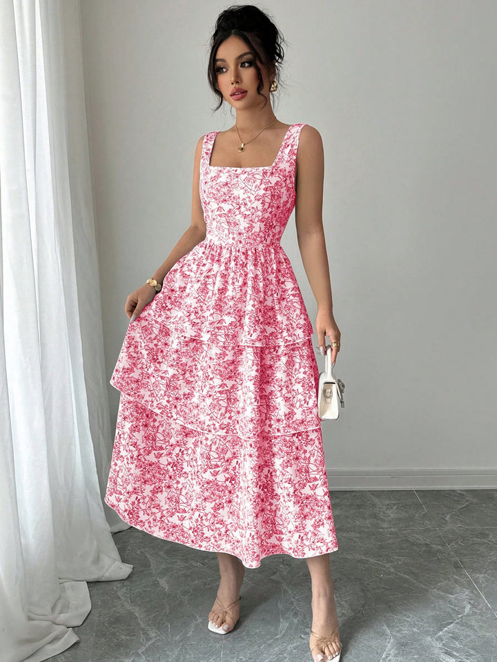 Rochie maxi SHEIN, roz