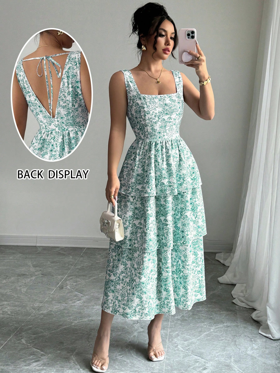 Rochie maxi SHEIN, mix culori