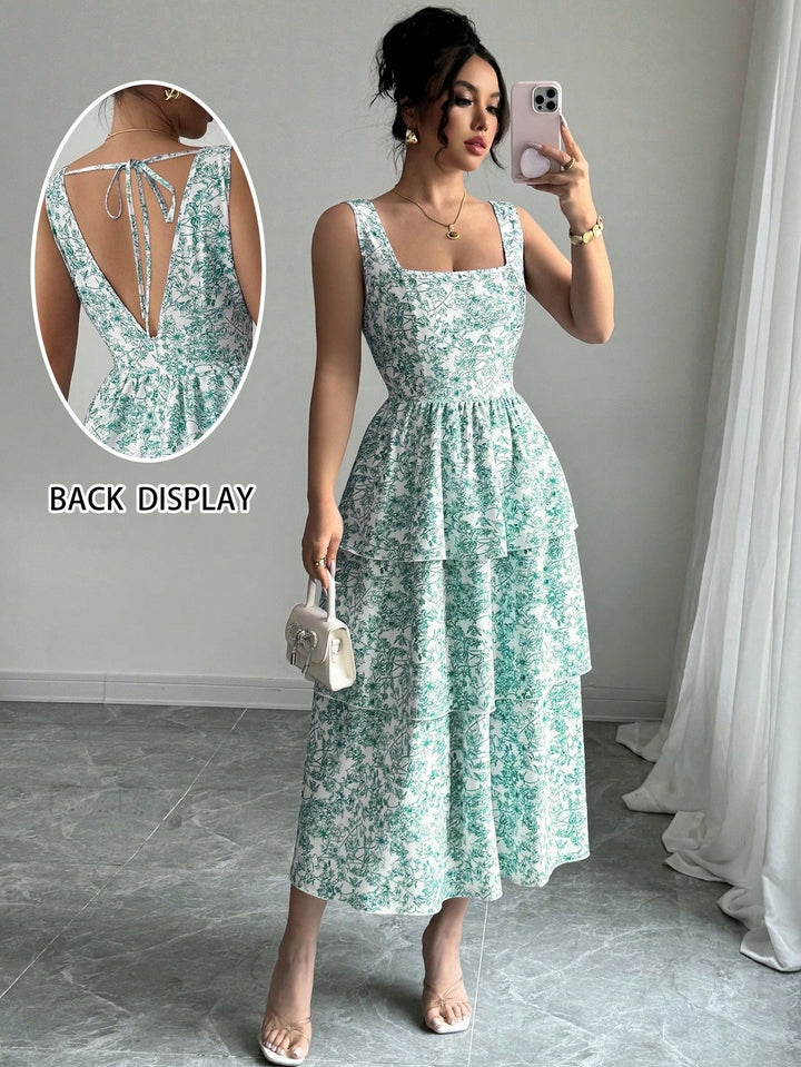 Rochie maxi SHEIN, mix culori