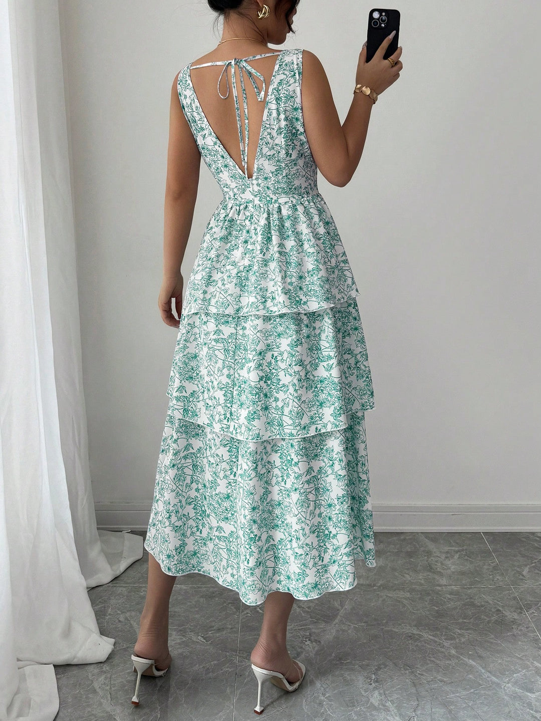 Rochie maxi SHEIN, mix culori