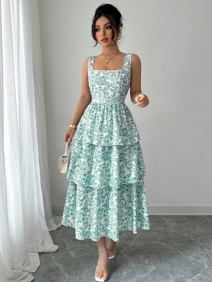 Rochie maxi SHEIN, mix culori