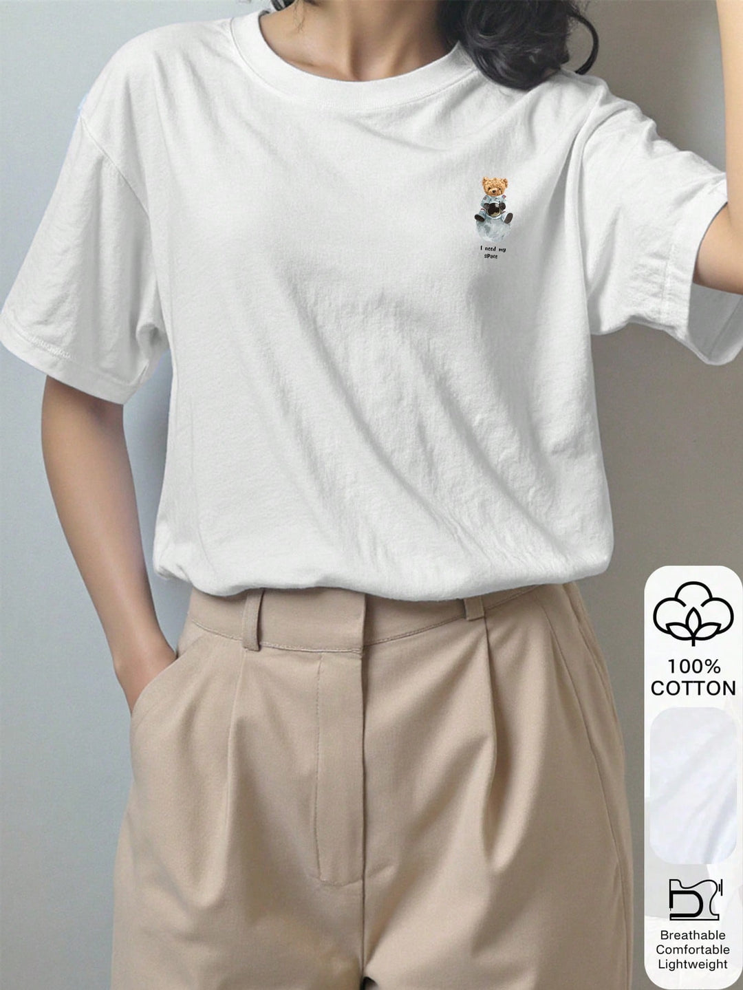 Tricou SHEIN, alb