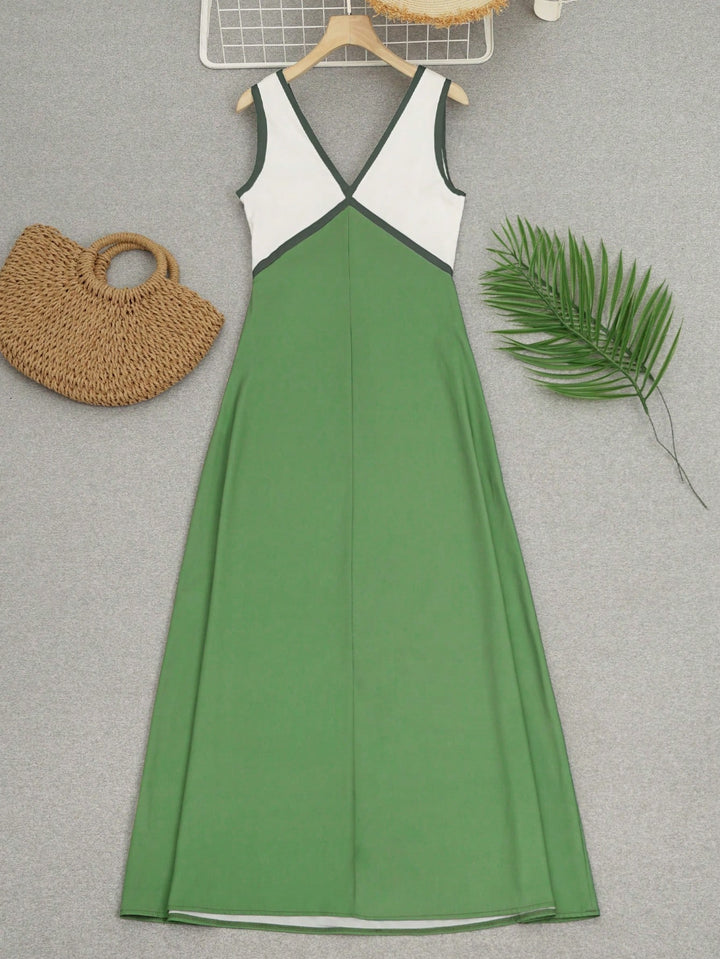 Rochie midi SHEIN, verde