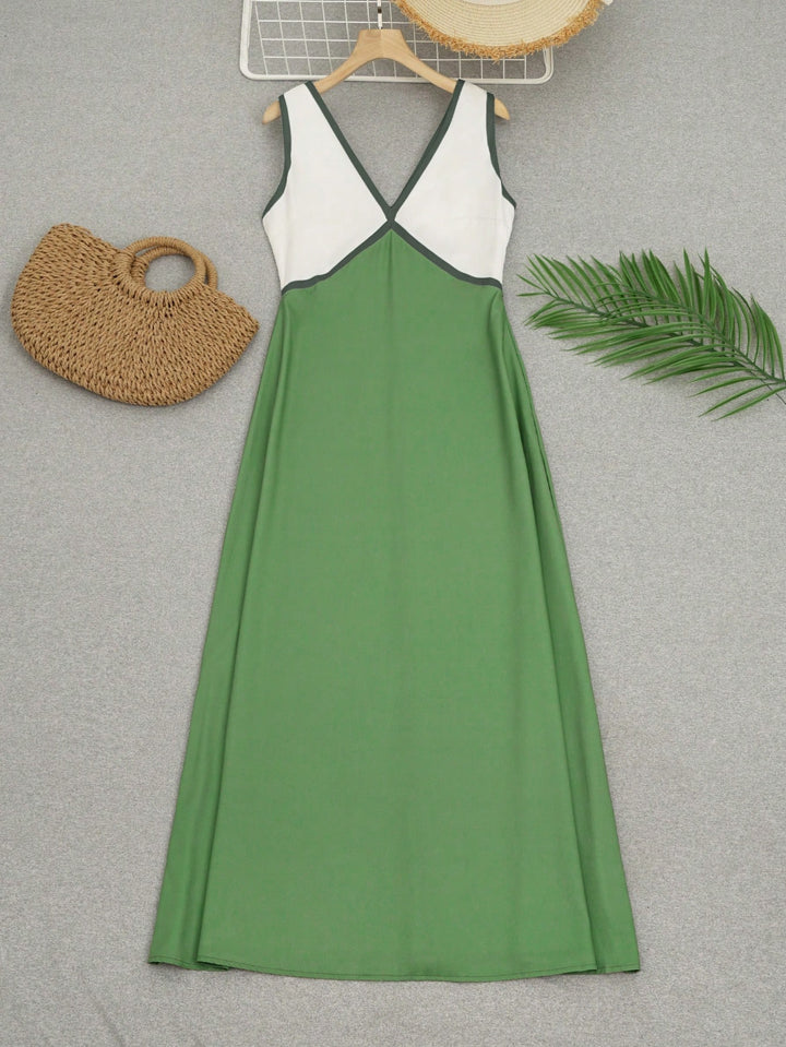 Rochie midi SHEIN, verde