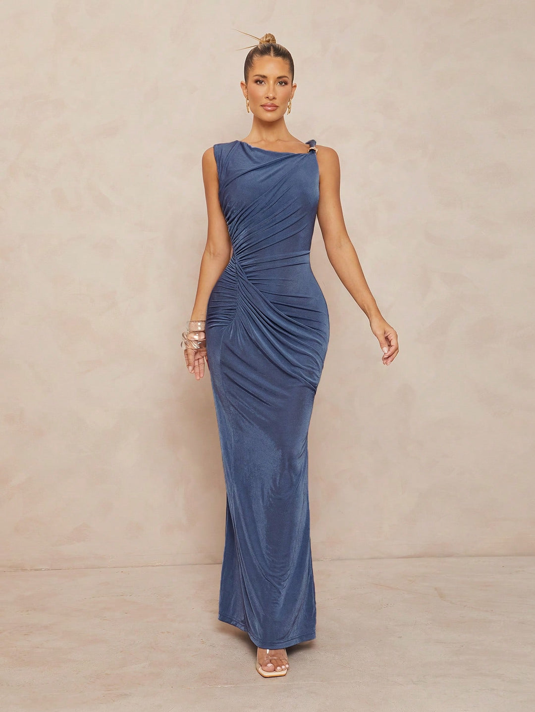 Rochie maxi SHEIN, albastru