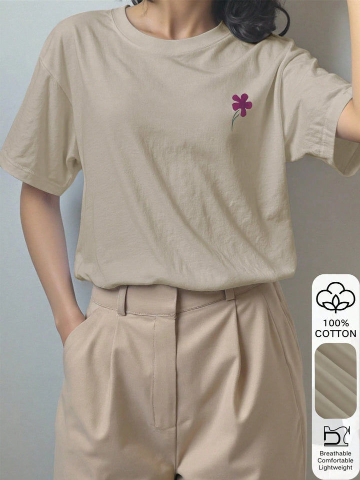 Tricou Shein, bej