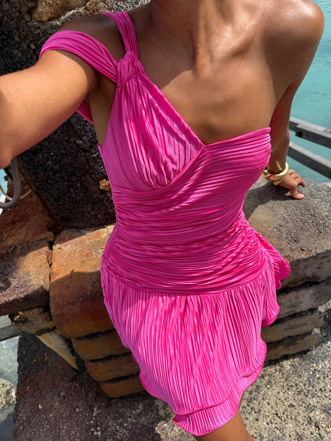 Rochie mini Shein, roz