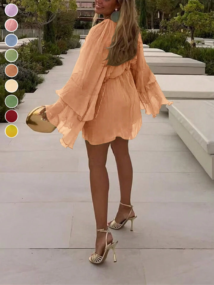 Rochie mini SHEIN, portocaliu