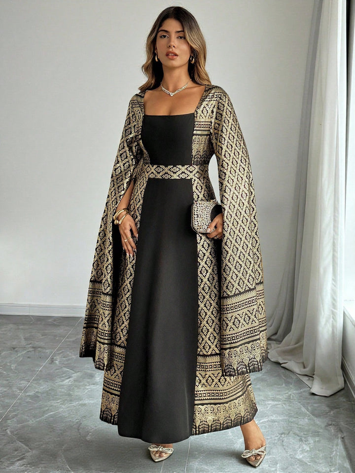 Rochie maxi SHEIN, mix culori
