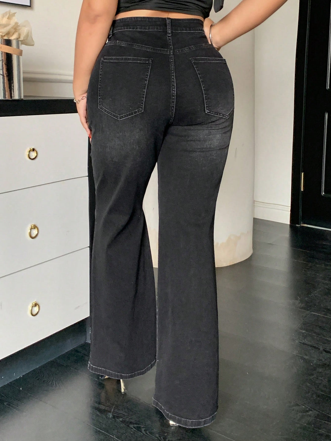 Jeans SHEIN, negru