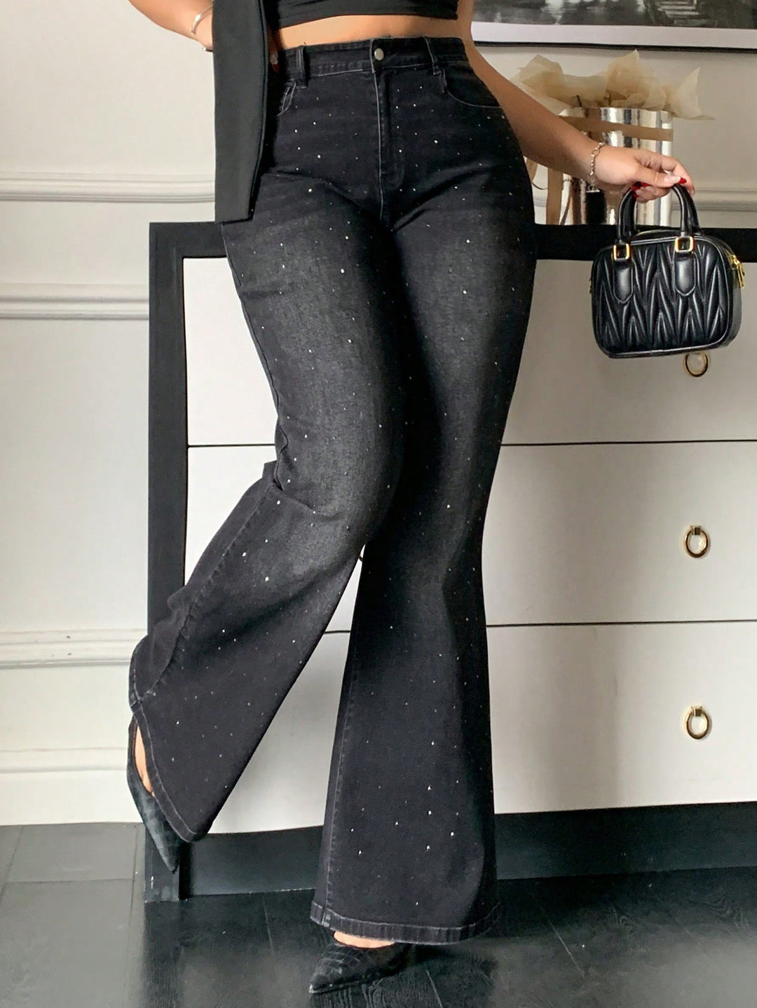 Jeans SHEIN, negru