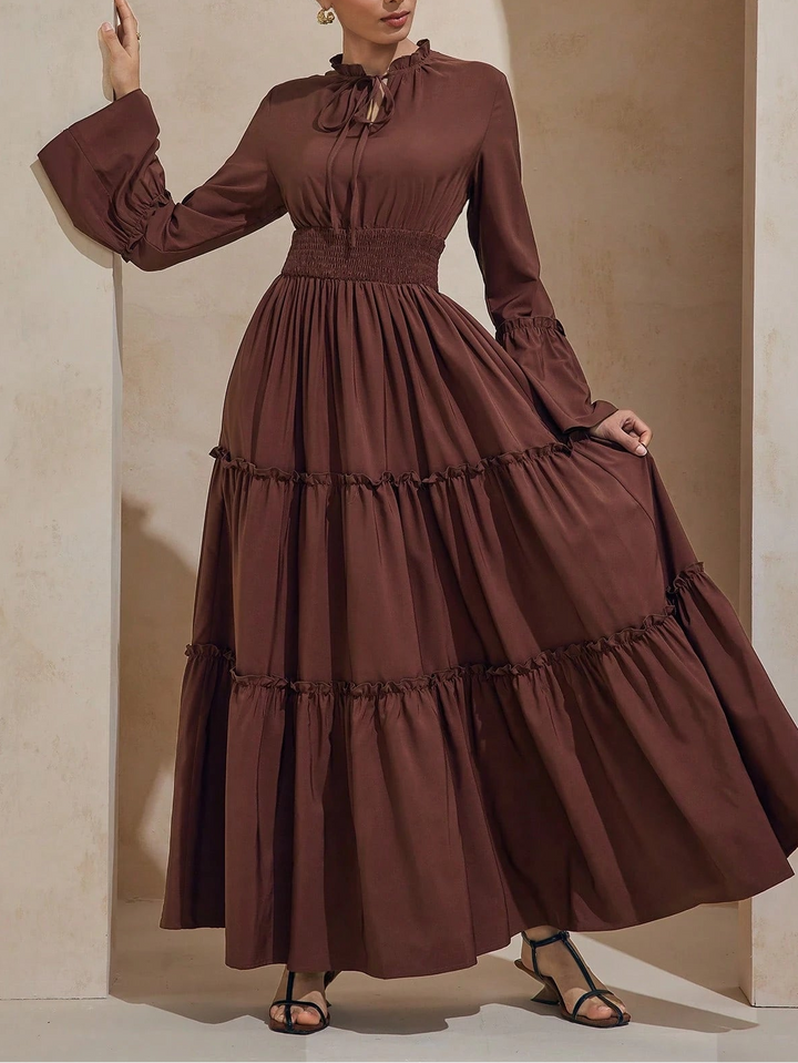 Rochie maxi SHEIN, maro