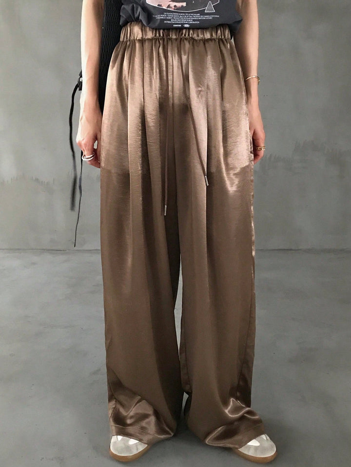 Pantaloni SHEIN, maro