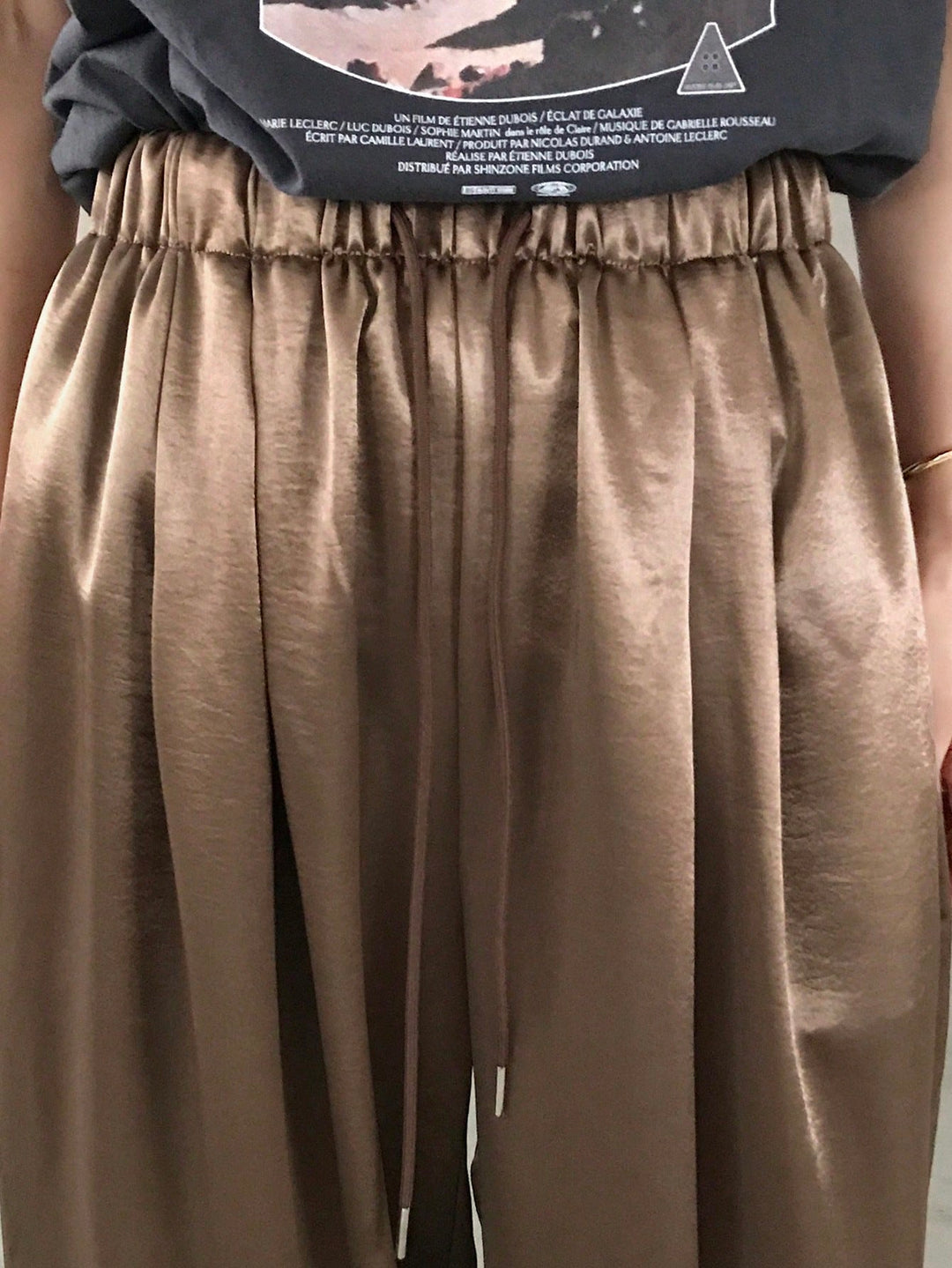 Pantaloni SHEIN, maro