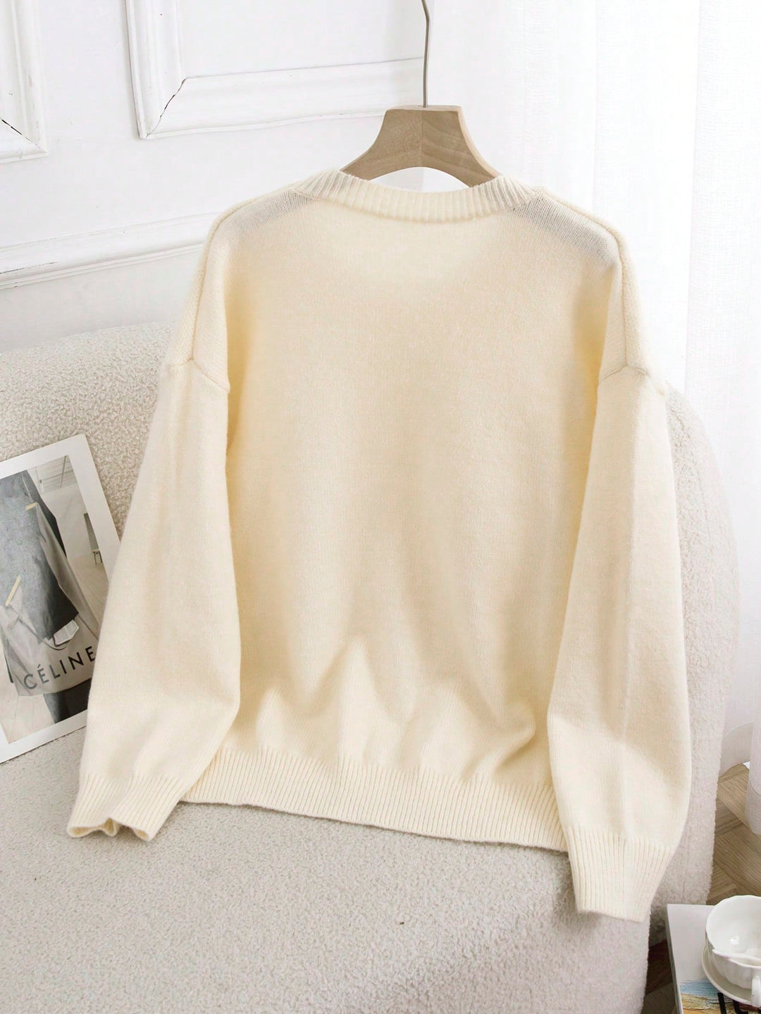 Pulover SHEIN, crem