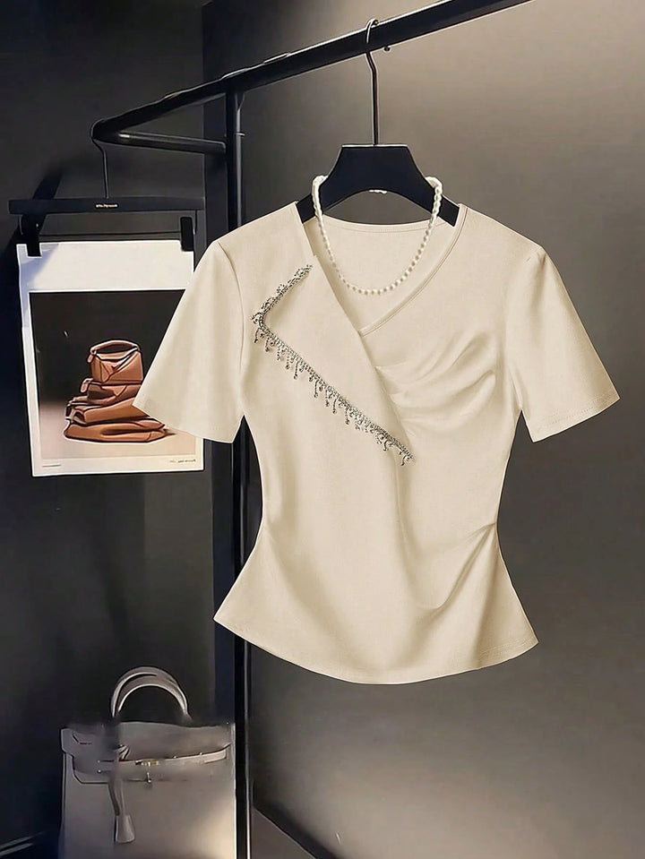 Tricou SHEIN, crem