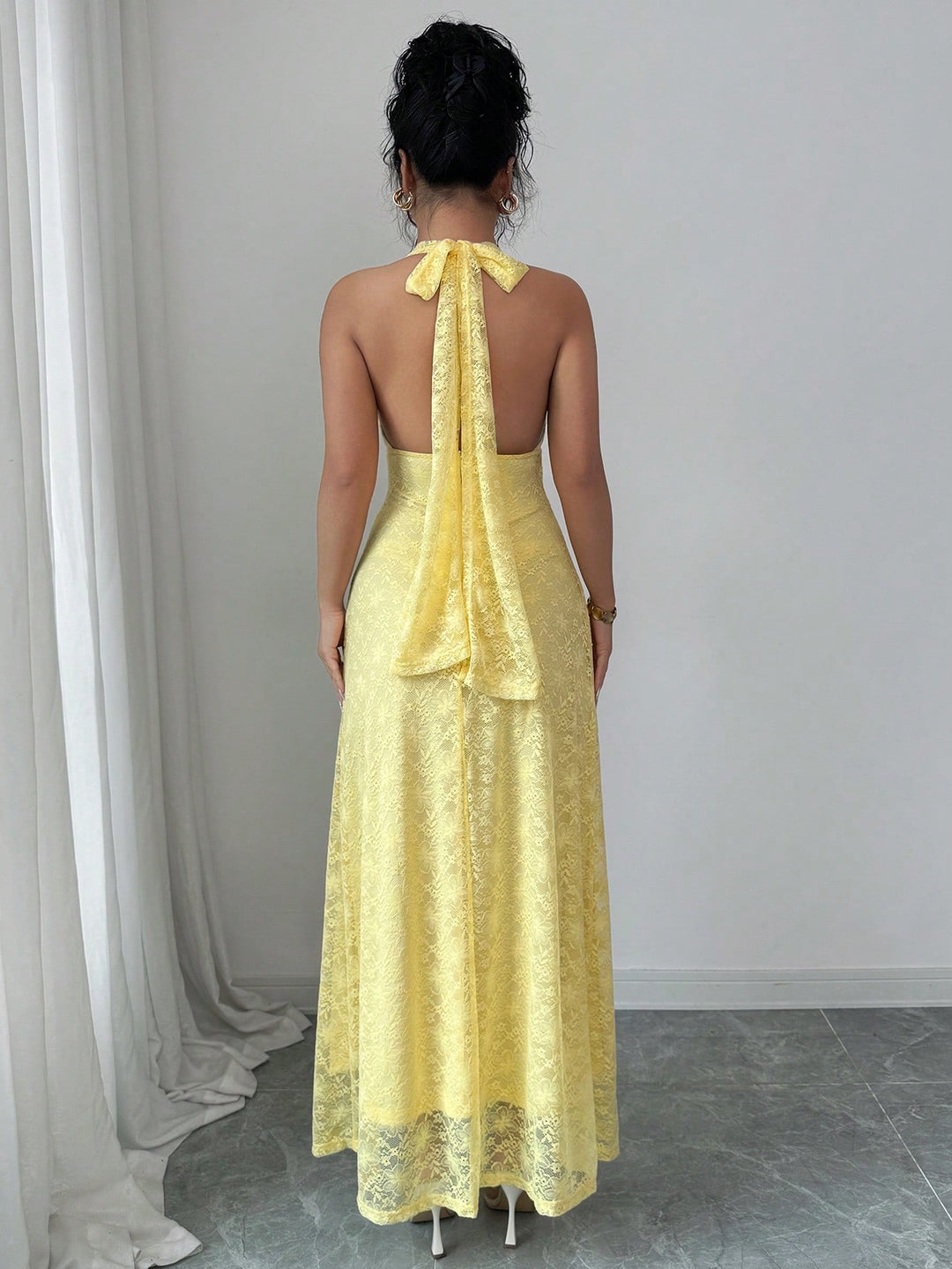Rochie maxi SHEIN, galben