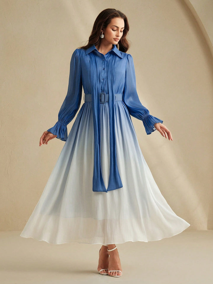 Rochie maxi SHEIN, albastru