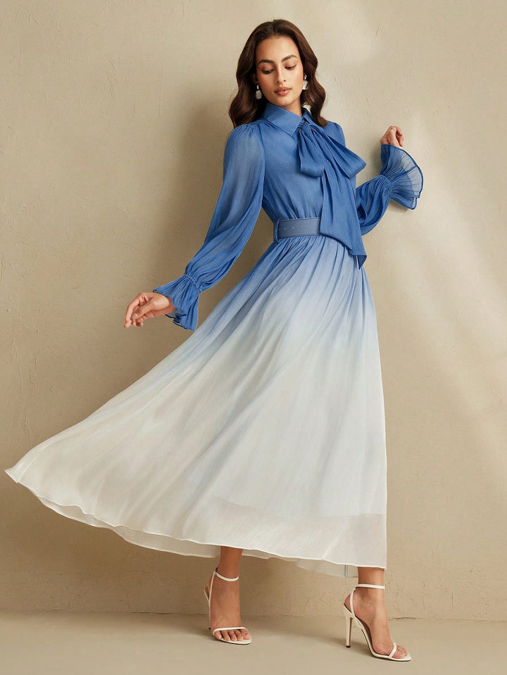 Rochie maxi SHEIN, albastru