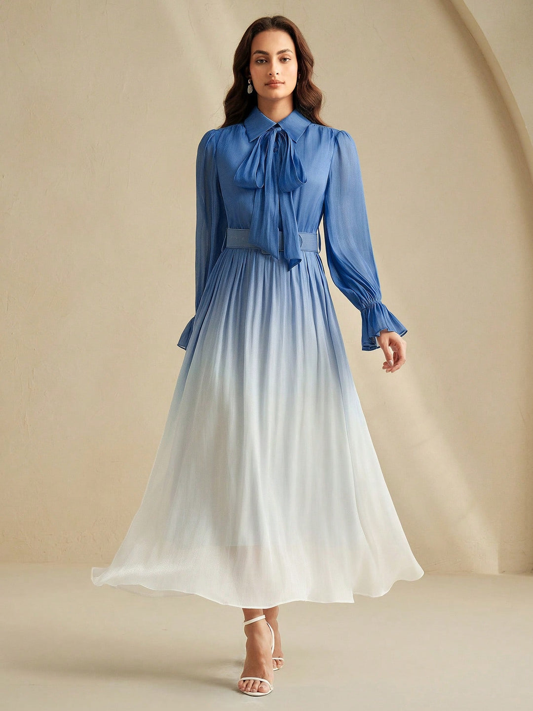 Rochie maxi SHEIN, albastru