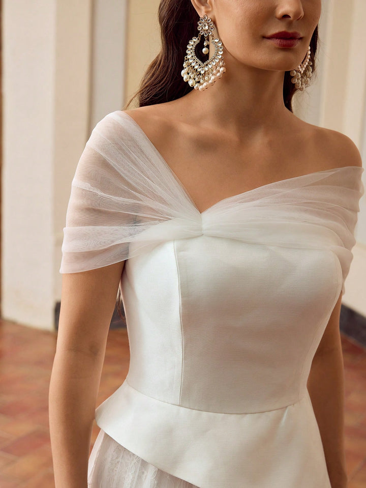 Rochie maxi SHEIN, alb
