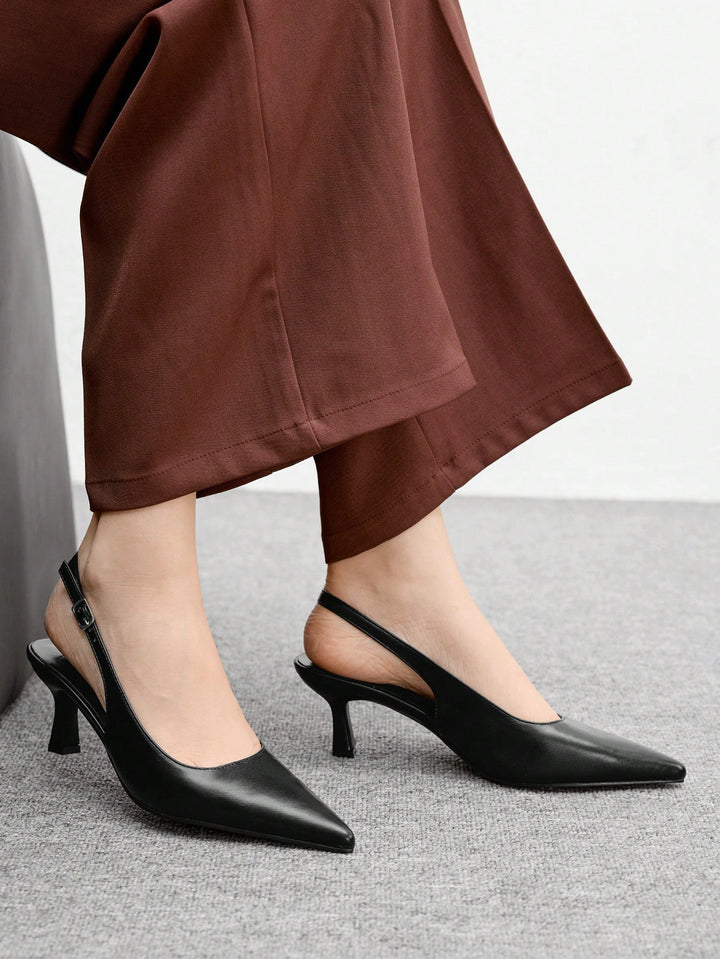 Pantofi cu toc SHEIN, negru