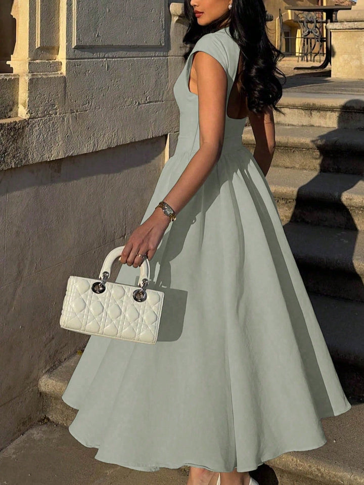 Rochie maxi SHEIN, kaki