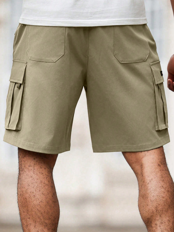 Pantaloni scurți SHEIN, kaki