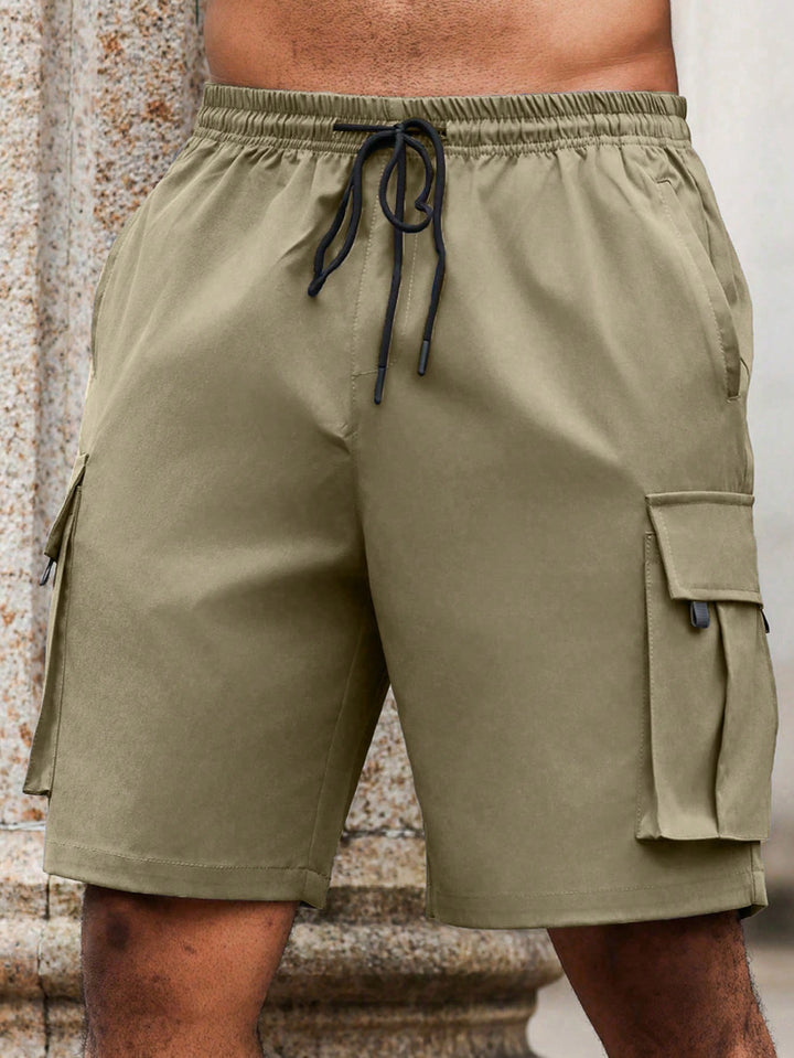 Pantaloni scurți SHEIN, kaki