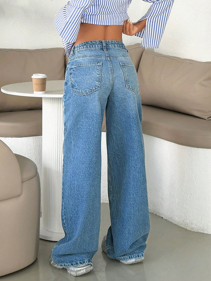 Jeans SHEIN, albastru
