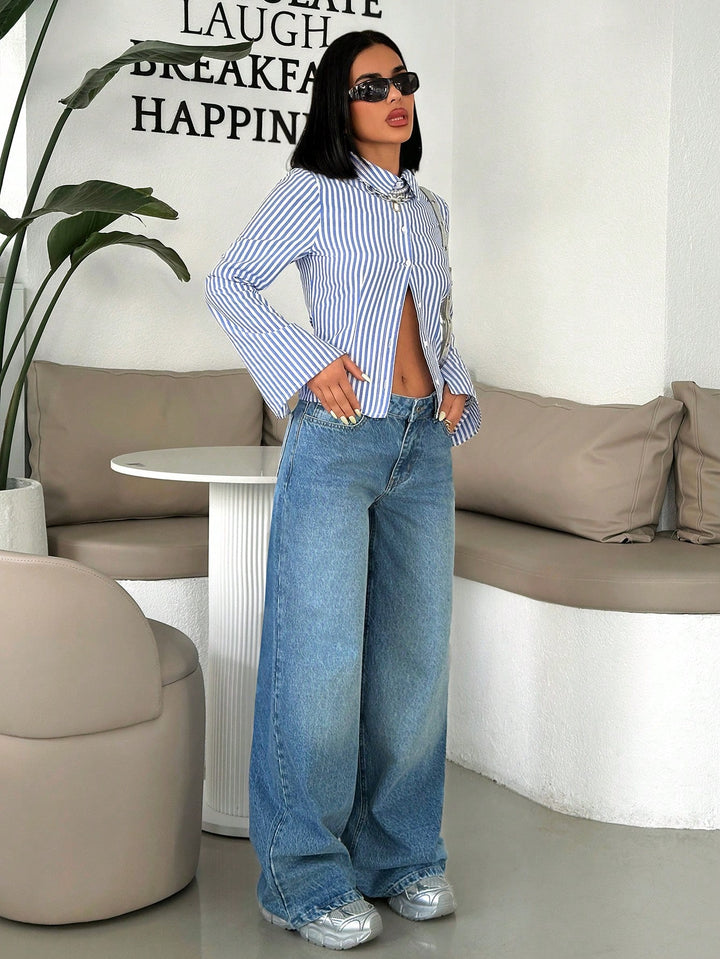 Jeans SHEIN, albastru