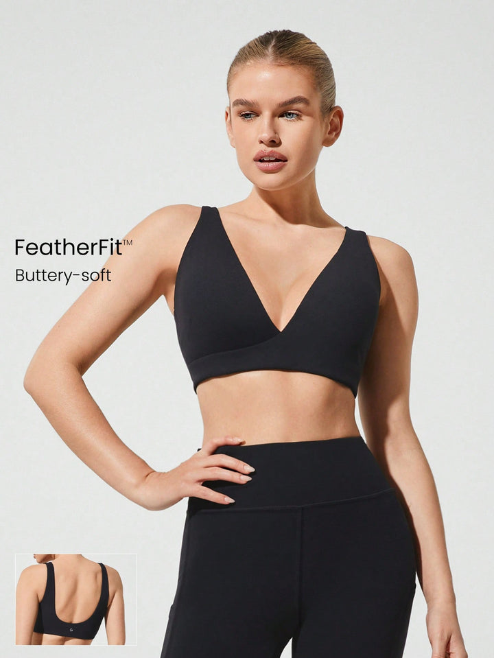 Bustieră sport SHEIN, negru