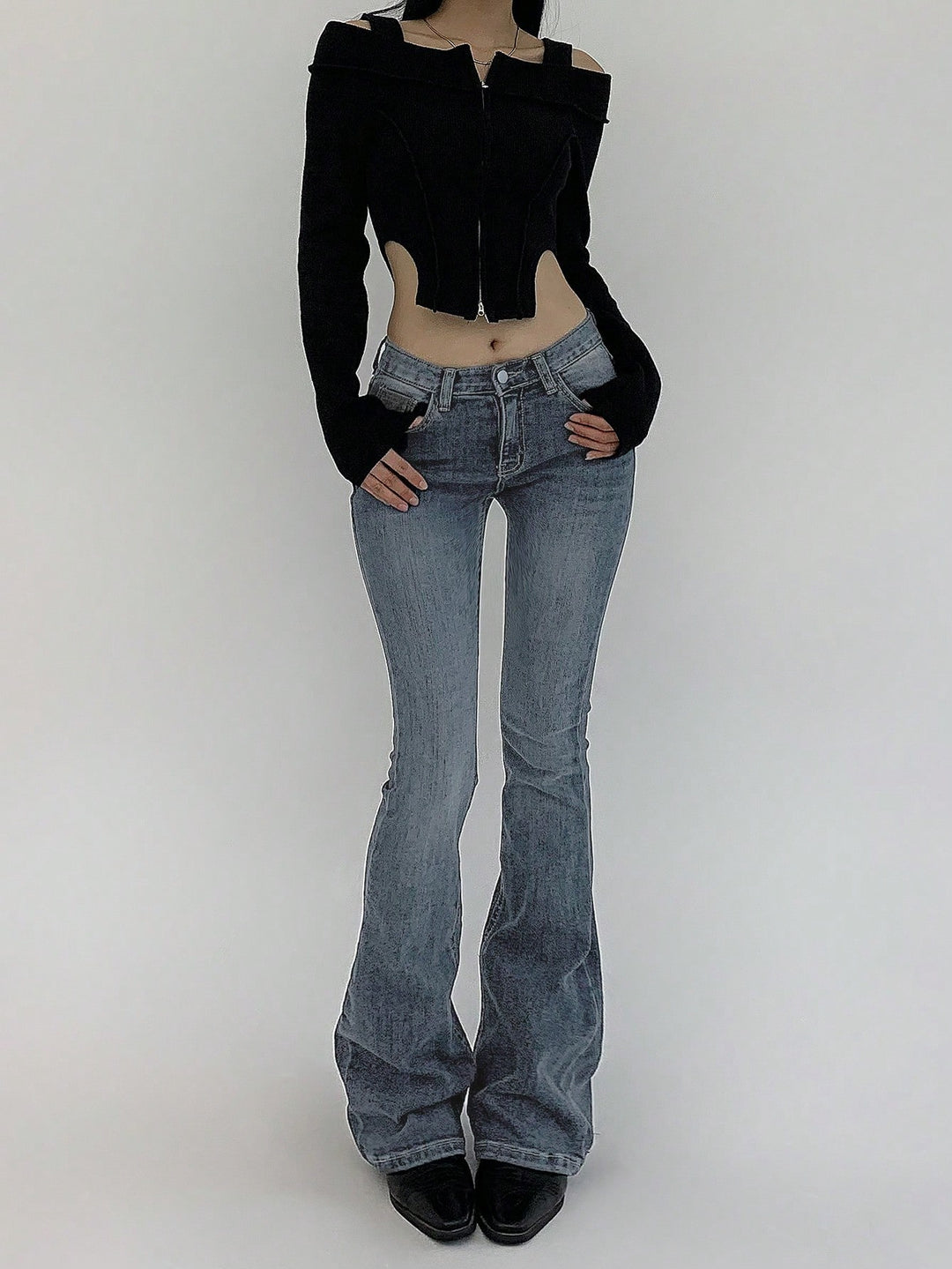 Jeans SHEIN, albastru