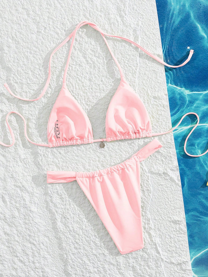 Set bikini SHEIN, roz