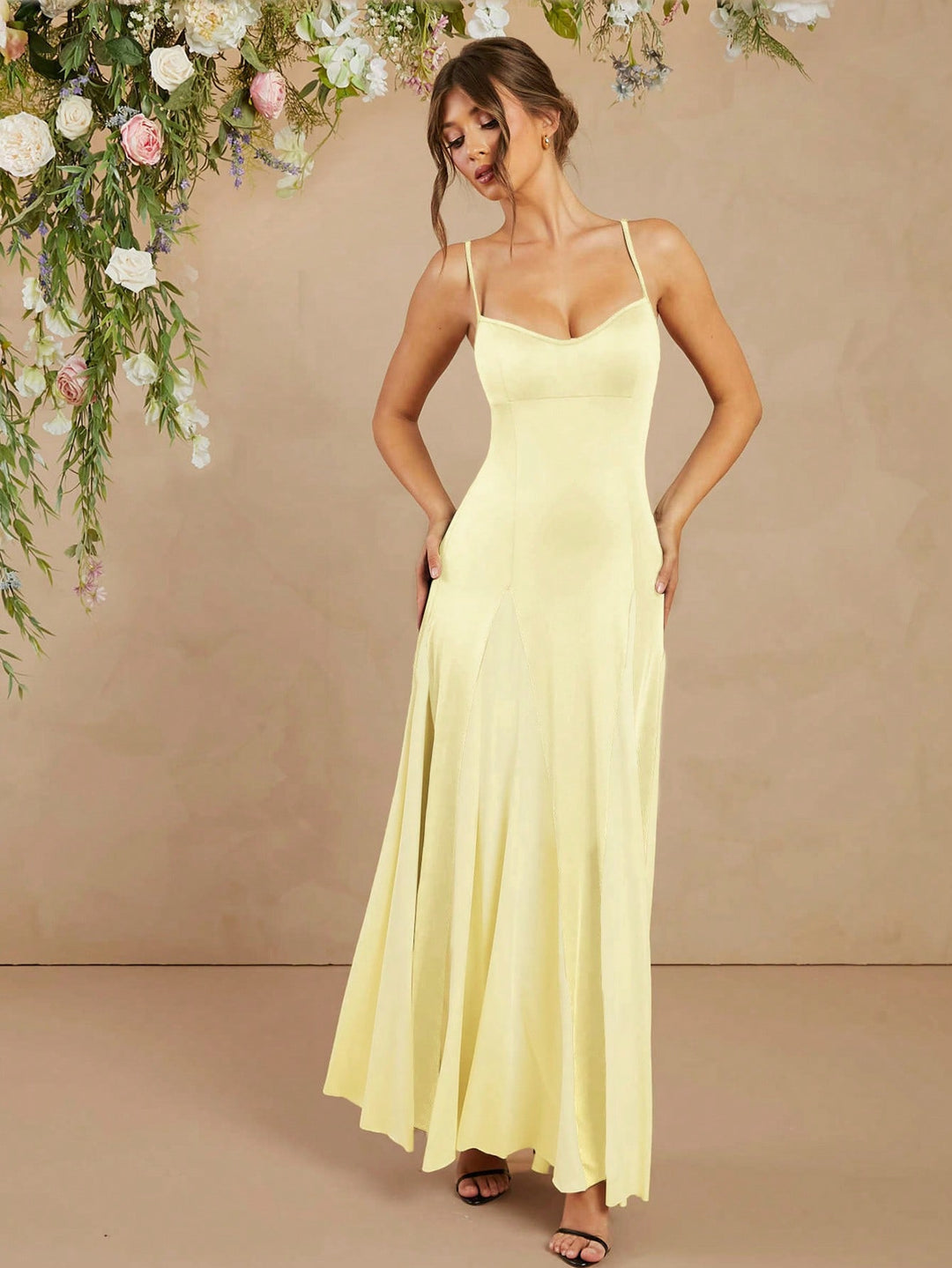 Rochie maxi SHEIN, galben