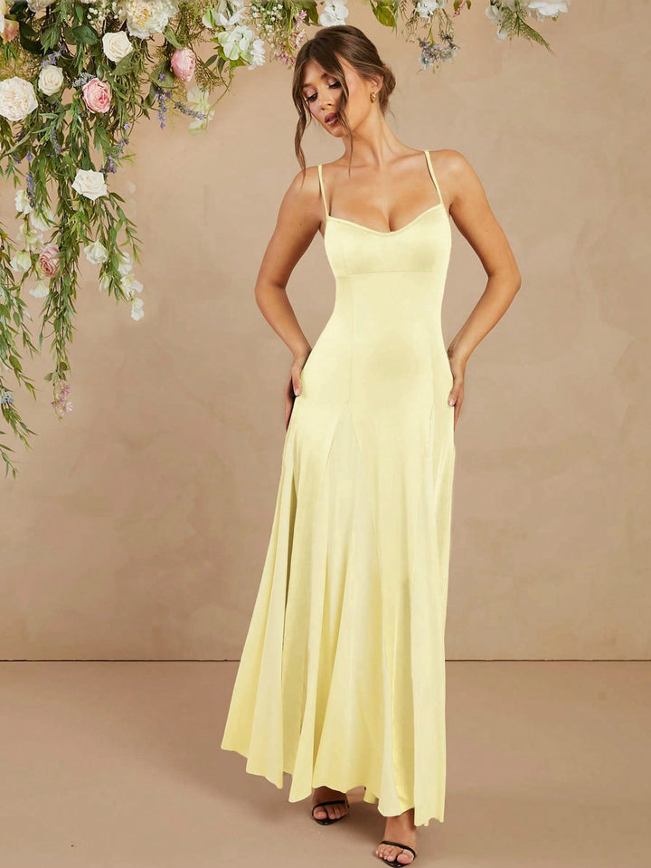 Rochie maxi SHEIN, galben