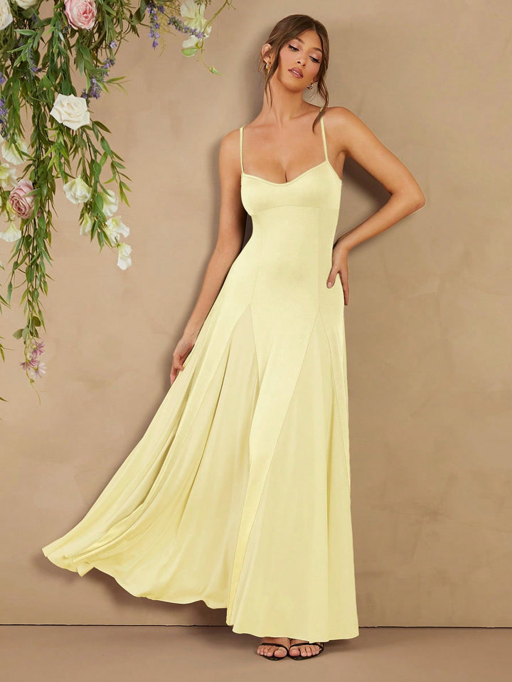 Rochie maxi SHEIN, galben