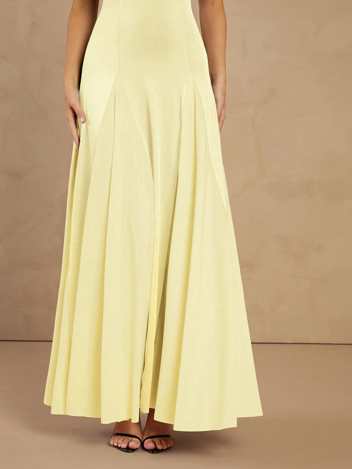Rochie maxi SHEIN, galben