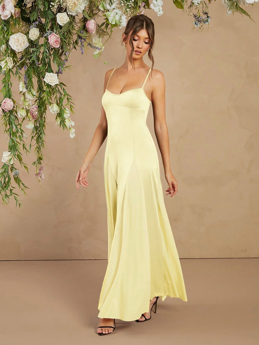 Rochie maxi SHEIN, galben