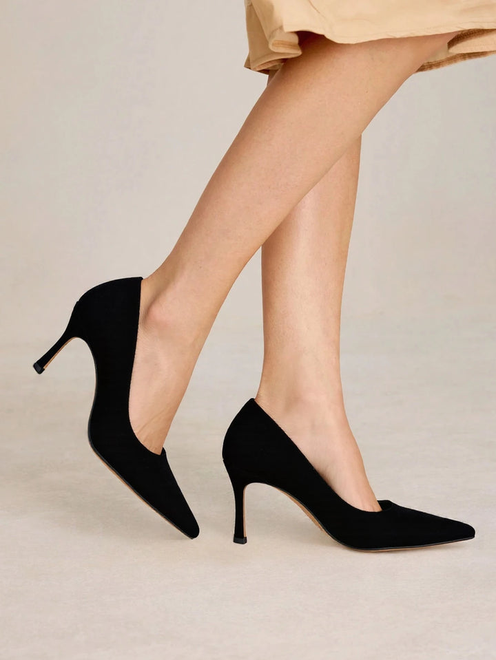 Pantofi cu toc SHEIN, negru