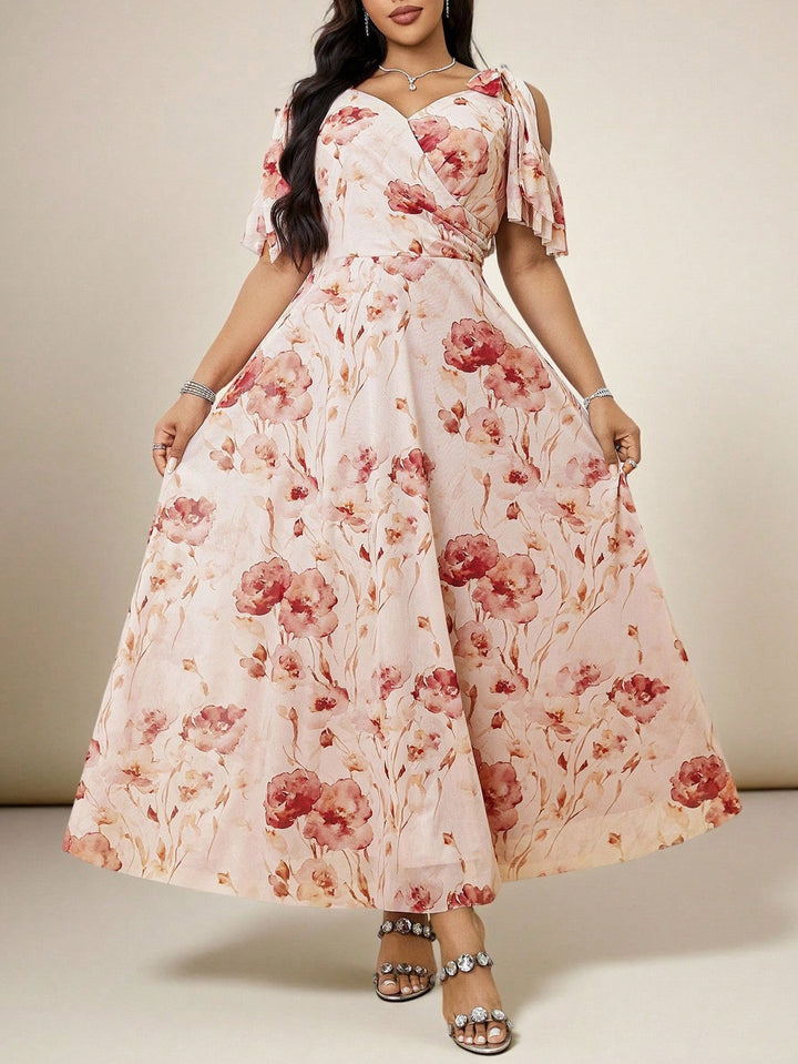 Rochie maxi SHEIN, mix culori