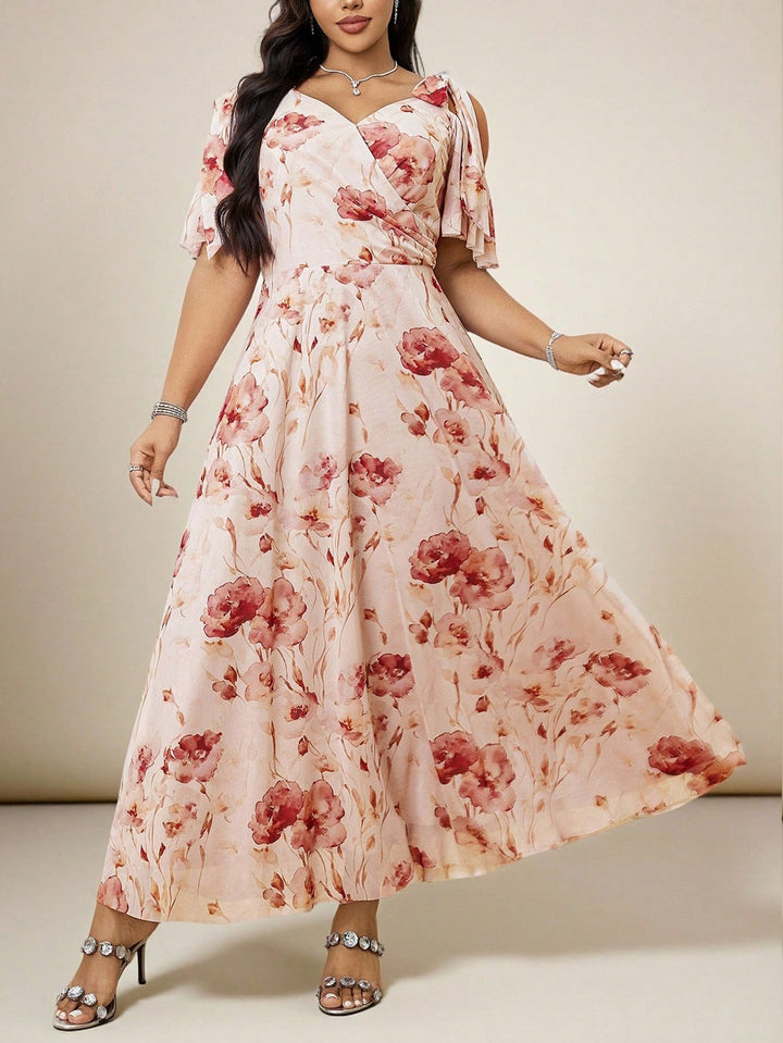 Rochie maxi SHEIN, mix culori