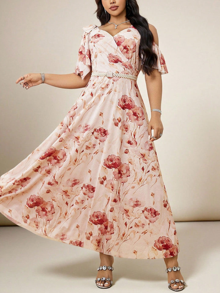 Rochie maxi SHEIN, mix culori