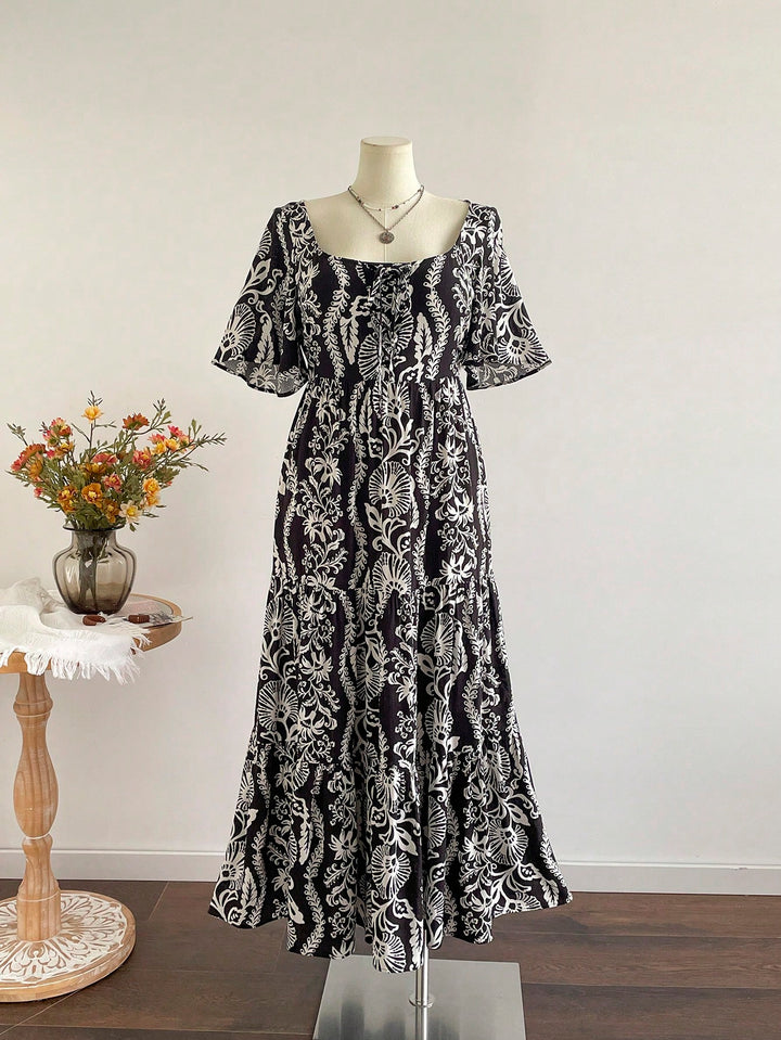Rochie maxi SHEIN, mix culori