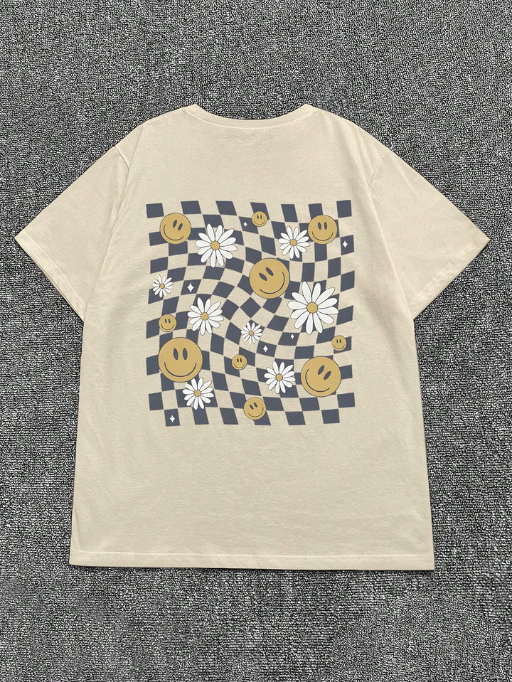 Tricou bej SHEIN