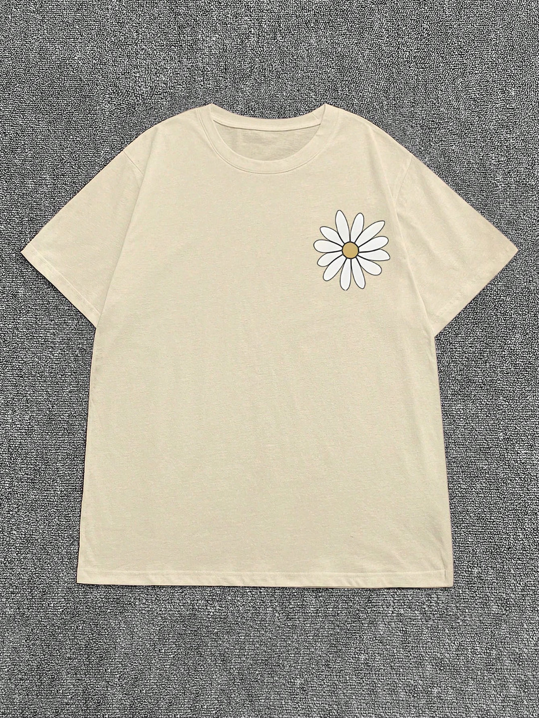 Tricou bej SHEIN