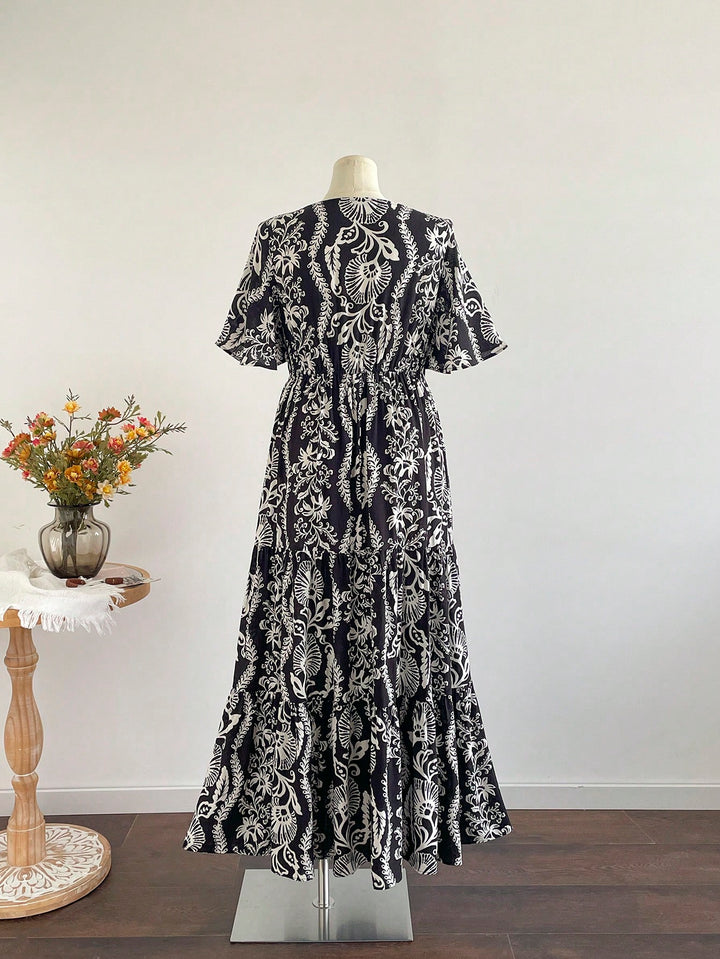 Rochie maxi SHEIN, mix culori