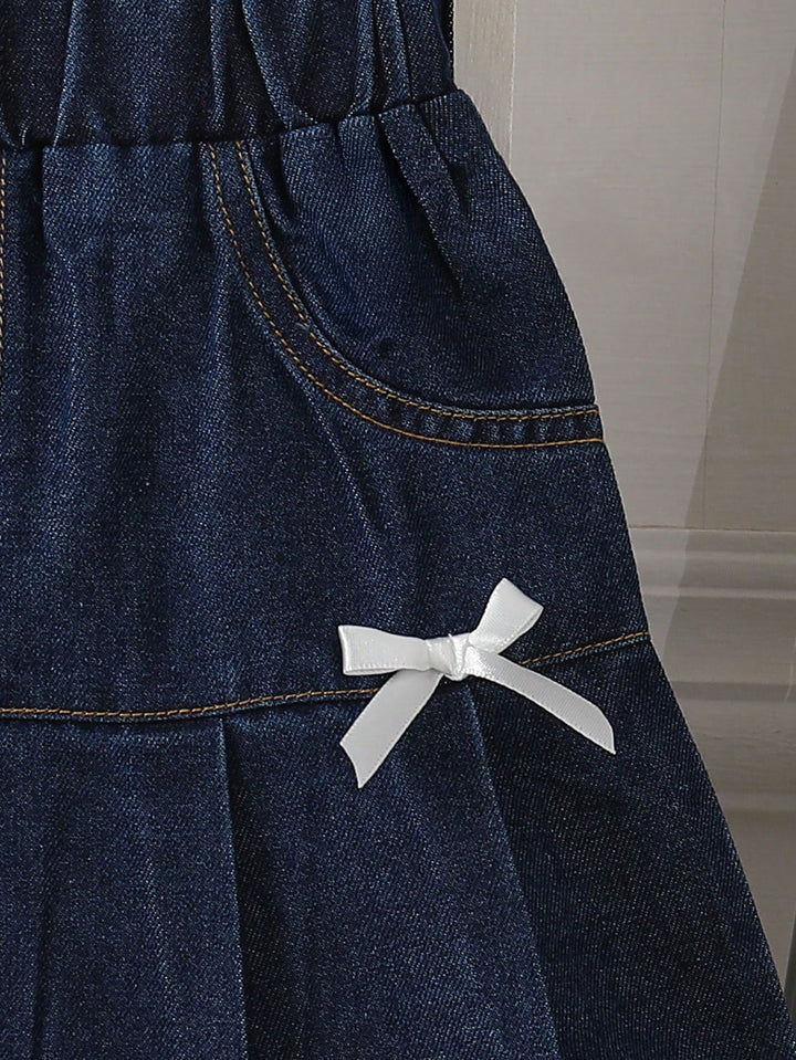 Fustă scurtă SHEIN, albastru denim
