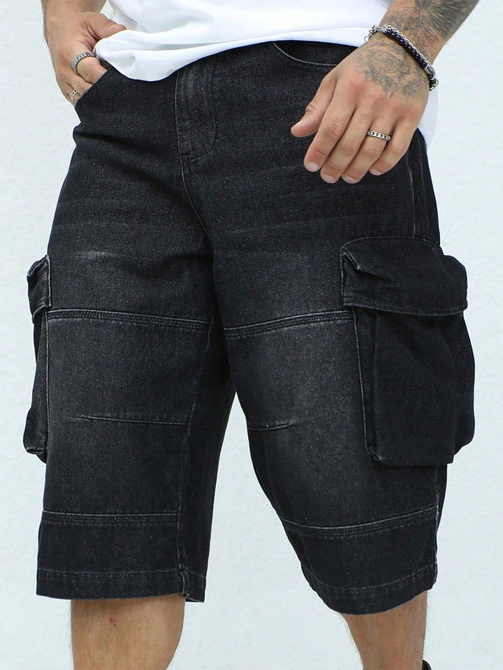 Pantaloni scurți SHEIN, negru