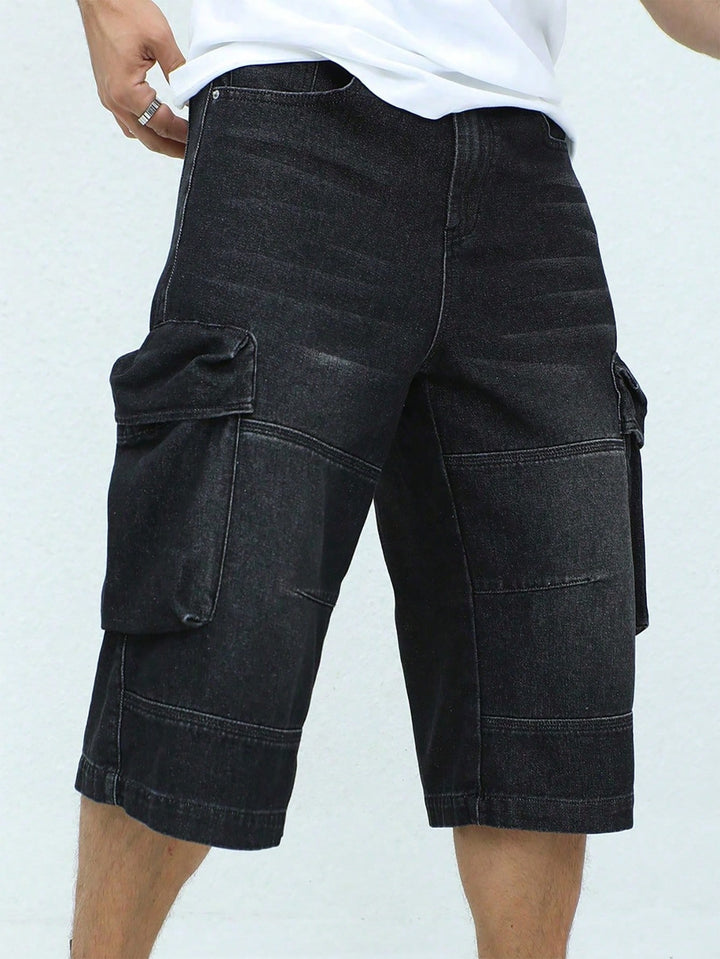 Pantaloni scurți SHEIN, negru